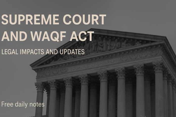 Historical Precedents in Waqf Law