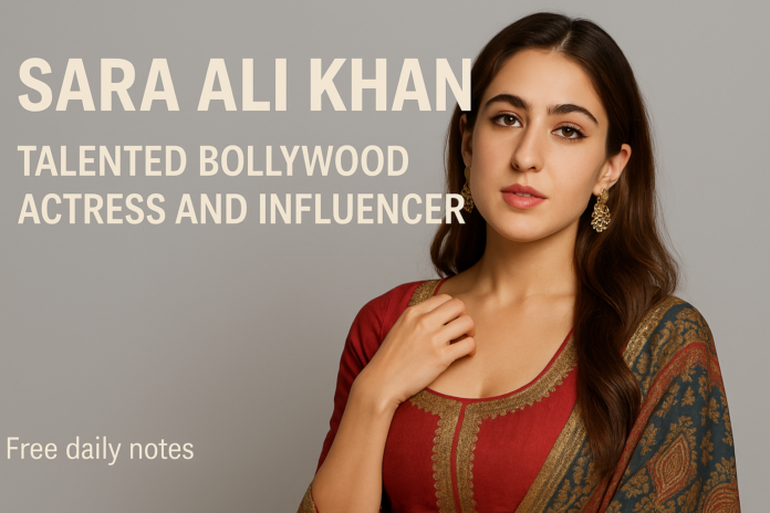Sara Ali Khan – Talented Bollywood Actress and Influencer