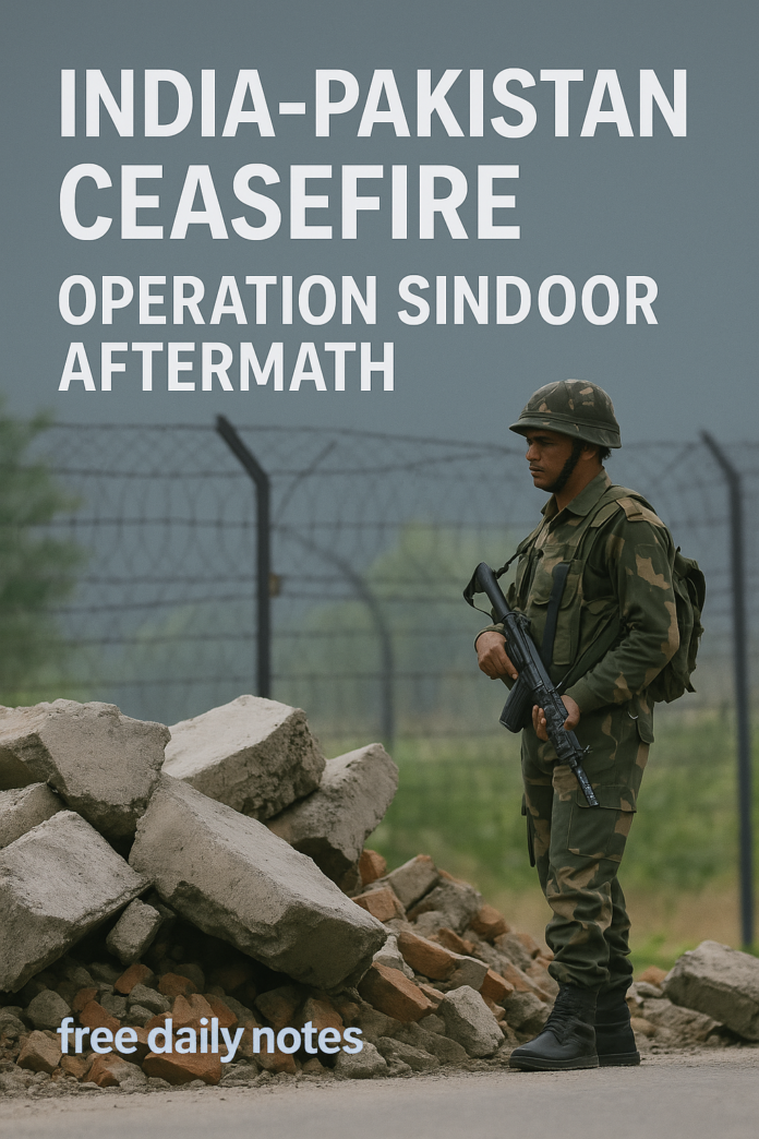 India-Pakistan Ceasefire