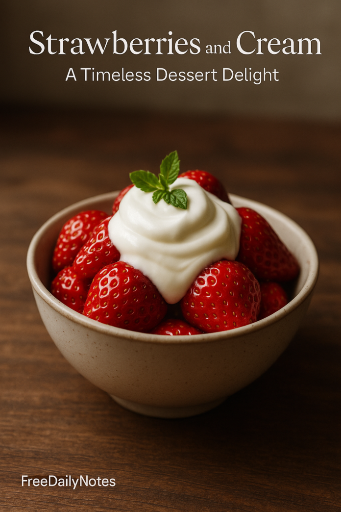 Strawberries and Cream